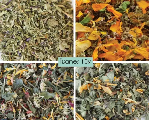 Tisanes bien-être sur commande